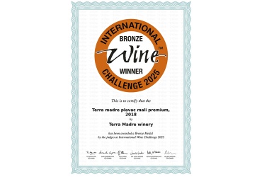 Bronze for Terra Madre Plavac mali Premium